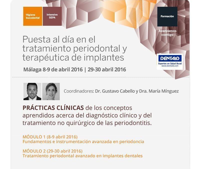 Comienza el curso Puesta al día en el Tratamiento Periodontal y Terapéutica de Implantes