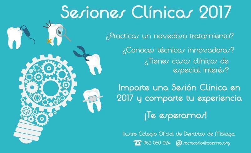 ¿Quieres impartir una sesión clínica el próximo año? Contacta con el Colegio