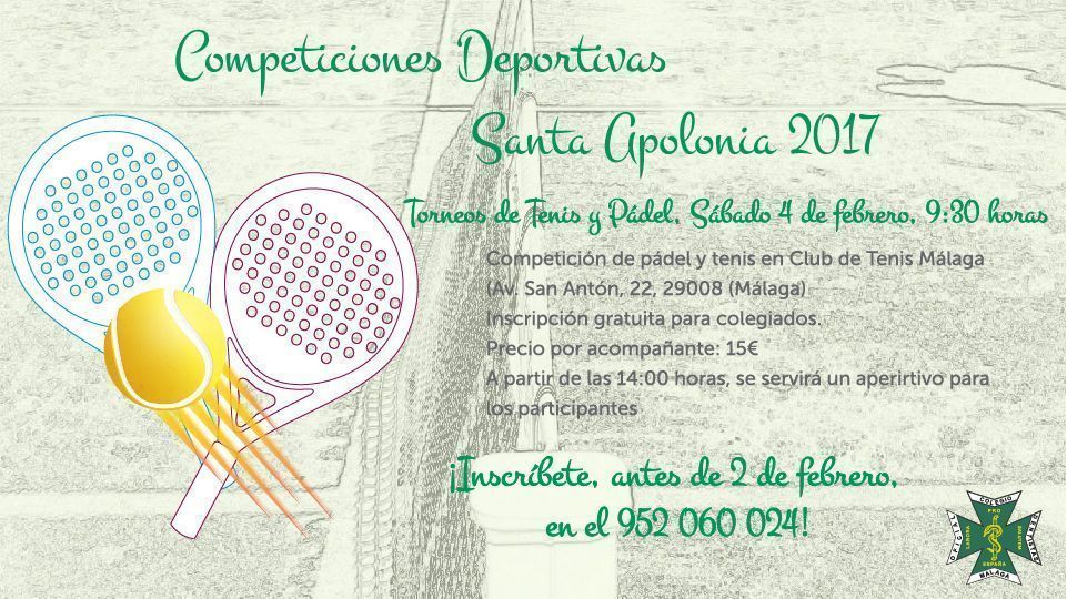 Las competiciones deportivas de Santa Apolonia se celebrarán el 4 de febrero