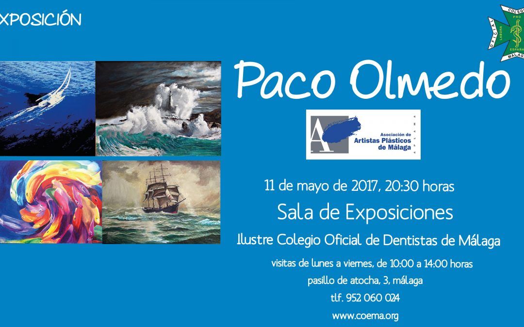 Paco Olmedo, de APLAMA, expone en el Colegio desde el día 11 de mayo