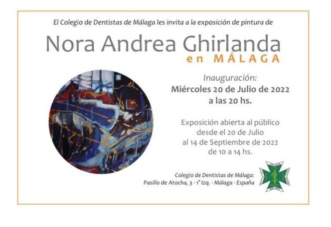 Exposición de pintura de Nora Andrea Ghirlanda